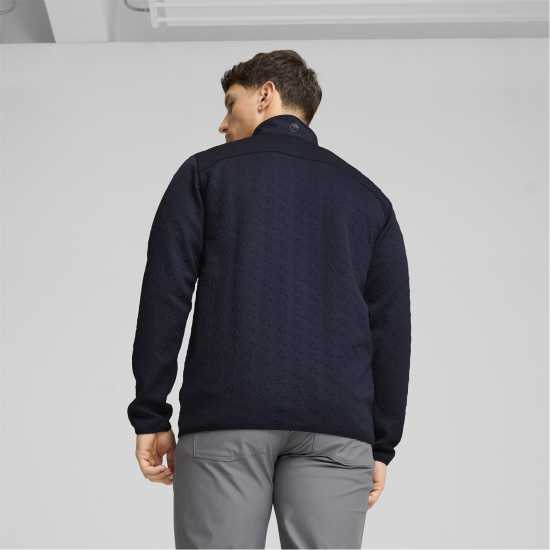 Puma Мъжка Блуза С Яка X Ap Jacquard Quarter Zip Polo Shirt Mens Deep Navy Puma Мъжка Блуза С Яка X Ap Jacquard Quarter Zip Polo Shirt Mens Deep Navy