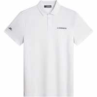 J Lindeberg Golf Bridge Polo Mens Бяло Дрехи за голф