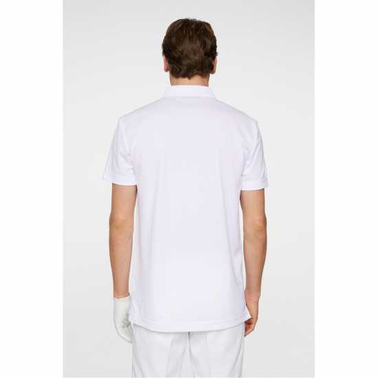 J Lindeberg Golf Bridge Polo Mens Бяло Дрехи за голф