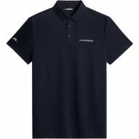 J Lindeberg Golf Bridge Polo Mens Морска синьо Дрехи за голф