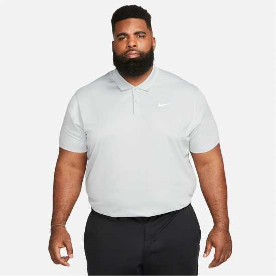 Nike Мъжка Блуза С Яка Dri-Fit Victory Golf Polo Shirt Mens Smk Grey/White Мъжко облекло за едри хора