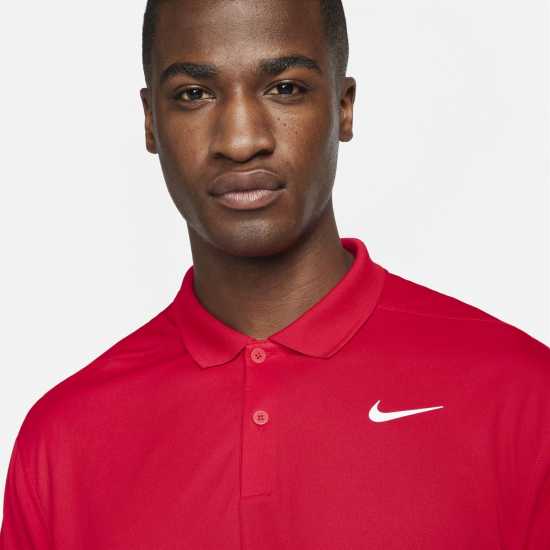 Nike Мъжка Блуза С Яка Dri-Fit Victory Golf Polo Shirt Mens Red/White Мъжко облекло за едри хора