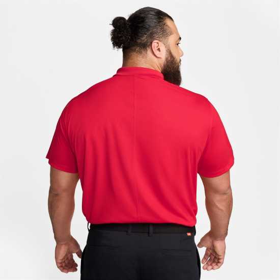 Nike Мъжка Блуза С Яка Dri-Fit Victory Golf Polo Shirt Mens Червено/Бяло Боулинг