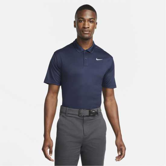 Nike Мъжка Блуза С Яка Dri-Fit Victory Golf Polo Shirt Mens Морско синьо/Бяло Боулинг
