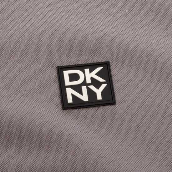Dkny Golf Spike Pique Polo Silver/Black Мъжки тениски с яка