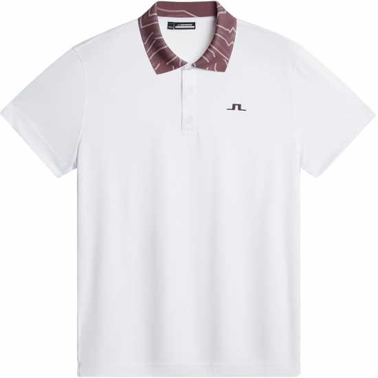 Блуза С Яка J Lindeberg Golf Men's Short Sleeve Performance Polo Shirt White 