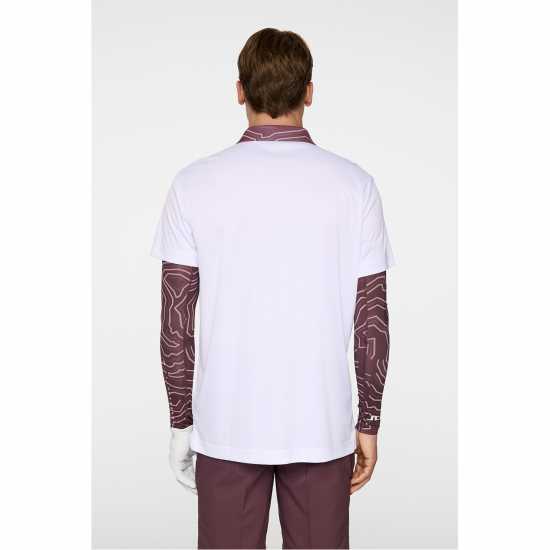 Блуза С Яка J Lindeberg Golf Men's Short Sleeve Performance Polo Shirt White 