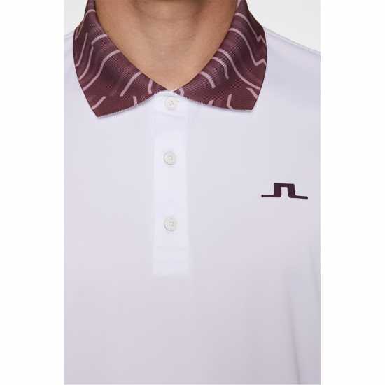 Блуза С Яка J Lindeberg Golf Men's Short Sleeve Performance Polo Shirt White 
