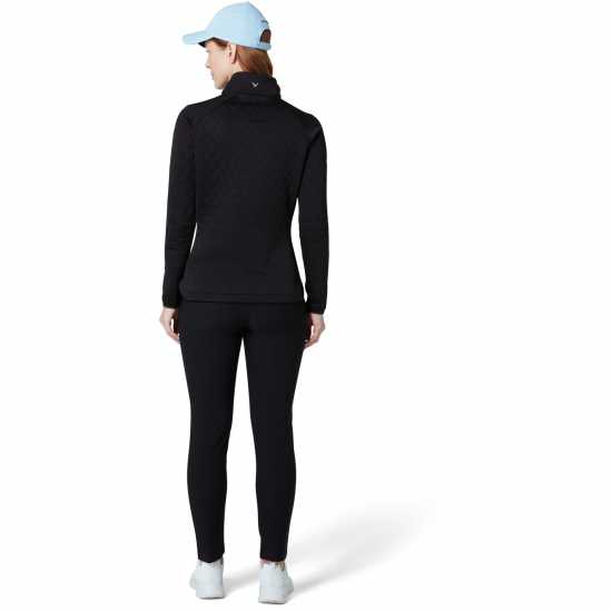Callaway Блуза С Яка Women's Long-Sleeve Performance Quilted Polo Shirt Икра 