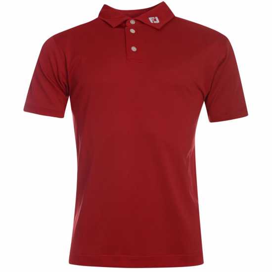 Дрехи за голф Footjoy Мъжка Блуза С Яка Solid Polo Shirt Mens Червено Footjoy Мъжка Блуза С Яка Solid Polo Shirt Mens Червено Дрехи за голф