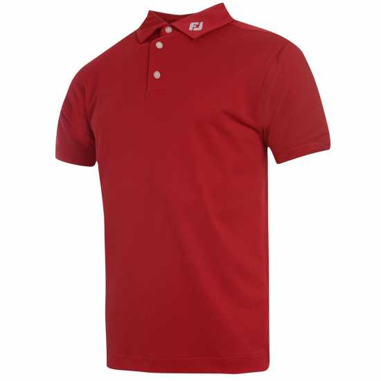 Дрехи за голф Footjoy Мъжка Блуза С Яка Solid Polo Shirt Mens Червено Footjoy Мъжка Блуза С Яка Solid Polo Shirt Mens Червено Дрехи за голф
