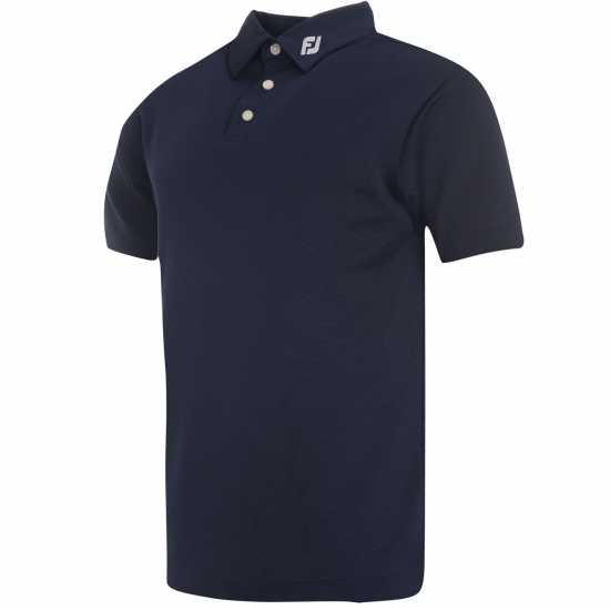 Дрехи за голф Footjoy Мъжка Блуза С Яка Solid Polo Shirt Mens Navy Footjoy Мъжка Блуза С Яка Solid Polo Shirt Mens Navy Дрехи за голф