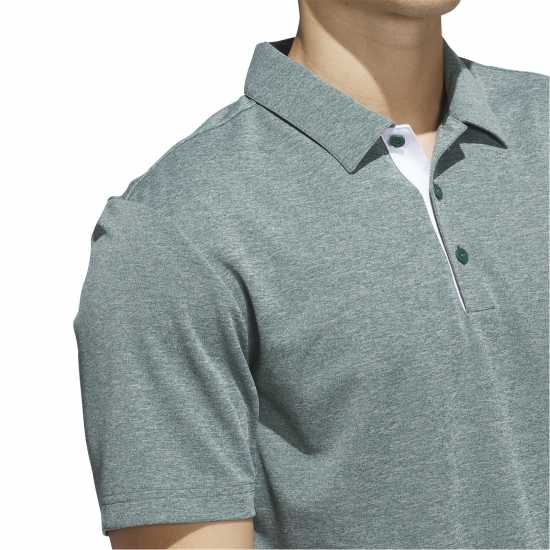 Adidas Мъжка Блуза С Яка Heather Polo Shirt Mens  