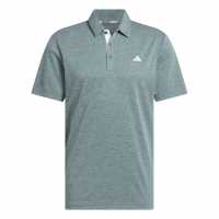 Adidas Мъжка Блуза С Яка Heather Polo Shirt Mens Teal Дрехи за голф