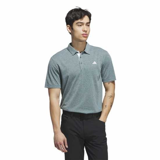 Дрехи за голф Adidas Мъжка Блуза С Яка Heather Polo Shirt Mens Teal Adidas Мъжка Блуза С Яка Heather Polo Shirt Mens Teal Дрехи за голф