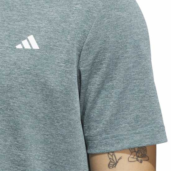 Дрехи за голф Adidas Мъжка Блуза С Яка Heather Polo Shirt Mens Teal Adidas Мъжка Блуза С Яка Heather Polo Shirt Mens Teal Дрехи за голф