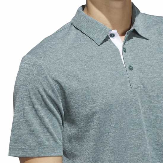Дрехи за голф Adidas Мъжка Блуза С Яка Heather Polo Shirt Mens Teal Adidas Мъжка Блуза С Яка Heather Polo Shirt Mens Teal Дрехи за голф