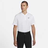 Nike Мъжка Блуза С Яка Dri Fit Victory Golf Polo Shirt Mens White/Black Мъжки тениски с яка