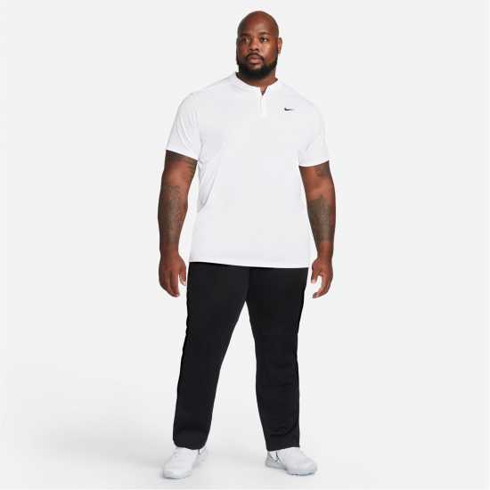 Nike Мъжка Блуза С Яка Dri Fit Victory Golf Polo Shirt Mens White/Black - Мъжки тениски с яка