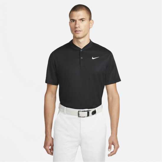 Nike Мъжка Блуза С Яка Dri Fit Victory Golf Polo Shirt Mens Black/White Мъжки тениски с яка