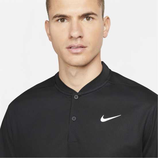 Nike Мъжка Блуза С Яка Dri Fit Victory Golf Polo Shirt Mens Black/White Мъжки тениски с яка