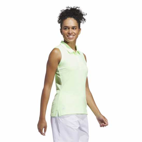 Adidas Блуза С Яка Ultimate365 Solid Sleeveless Polo Shirt Womens Adidas Блуза С Яка Ultimate365 Solid Sleeveless Polo Shirt Womens