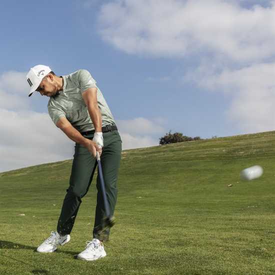 Adidas Textured Stripe Polo  Дрехи за голф