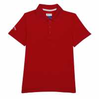 Callaway Детска Блуза С Яка Solid Polo Shirt Junior Boys Tango Red Детски тениски тип поло