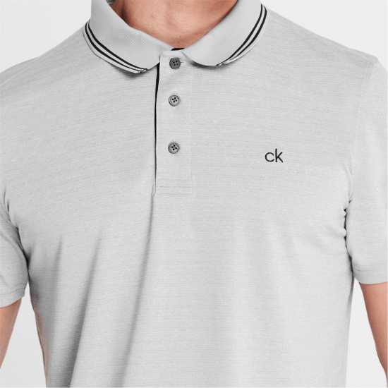 Calvin Klein Golf Polo Silver Marl Мъжки тениски с яка
