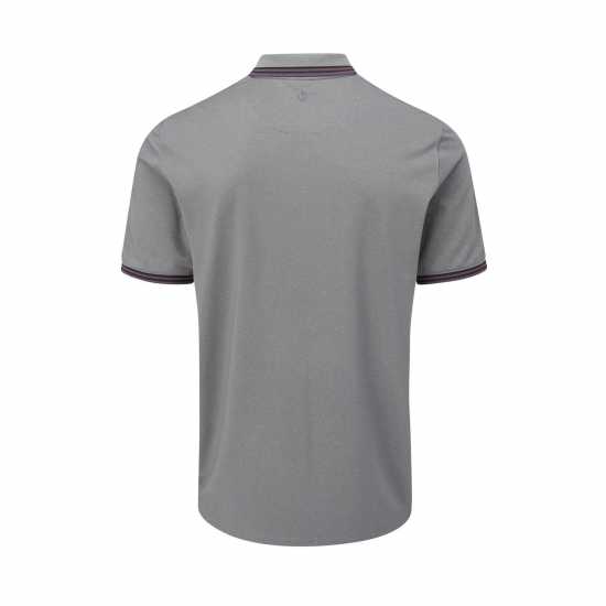 Oscar Jacobson Блуза С Яка Polo Shirt Pewter Мъжки тениски с яка