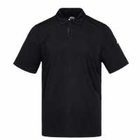 Slazenger Golf Solid Polo Mens Черно Мъжко облекло за едри хора