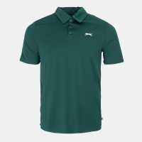 Slazenger Golf Solid Polo Mens Green 