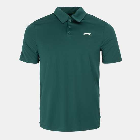 Slazenger Golf Solid Polo Mens Green 