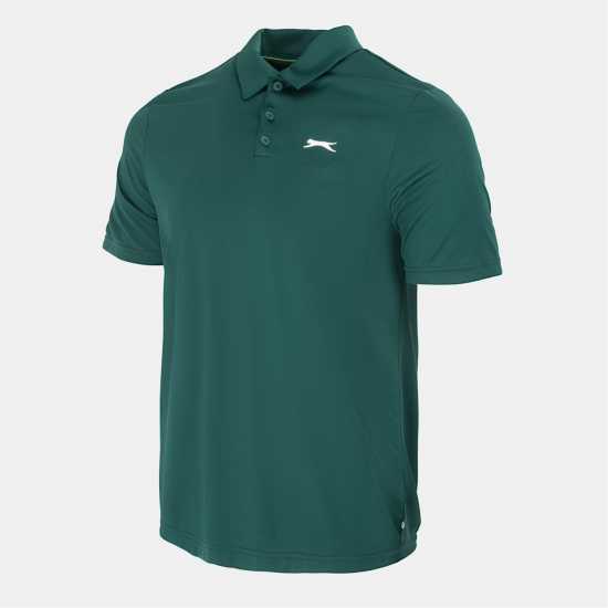 Slazenger Golf Solid Polo Mens Green 