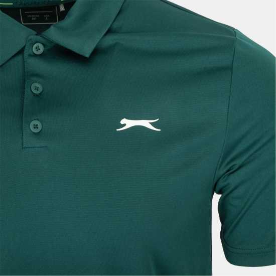 Slazenger Golf Solid Polo Mens Green 