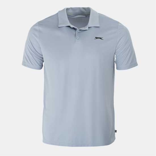 Slazenger Golf Solid Polo Mens Blue 