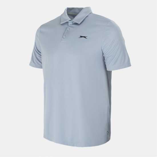 Slazenger Golf Solid Polo Mens Blue 
