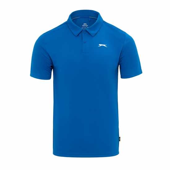 Slazenger Golf Solid Polo Mens Синьо Боулинг