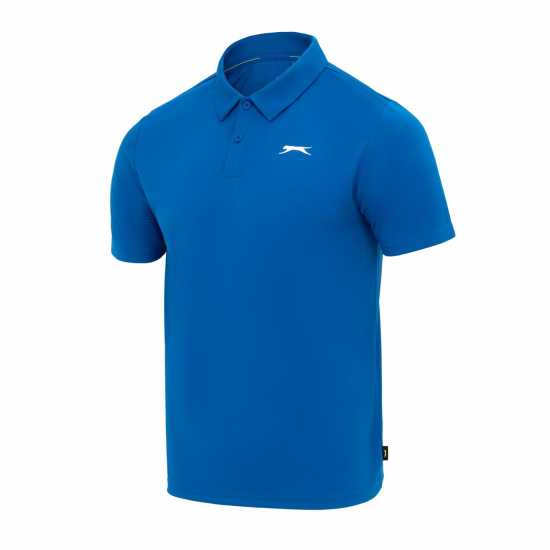 Slazenger Golf Solid Polo Mens Синьо Боулинг