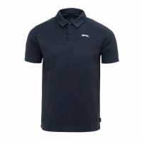 Slazenger Golf Solid Polo Mens Navy Marl Боулинг