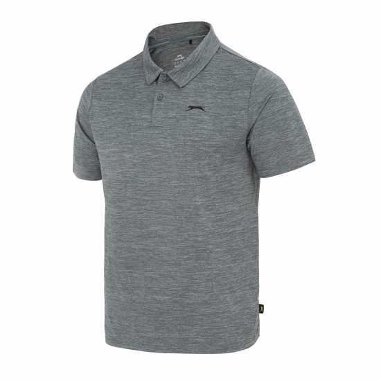 Slazenger Golf Solid Polo Mens Сив марл Боулинг