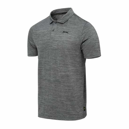 Slazenger Golf Solid Polo Mens Сив марл Боулинг