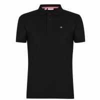 Мъжка Блуза С Яка Calvin Klein Golf Golf Cotton Polo Shirt Mens Black Мъжки тениски с яка