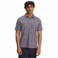 Under Armour Блуза С Яка Men's Printed Short-Sleeve Performance Polo Shirt Синьо 