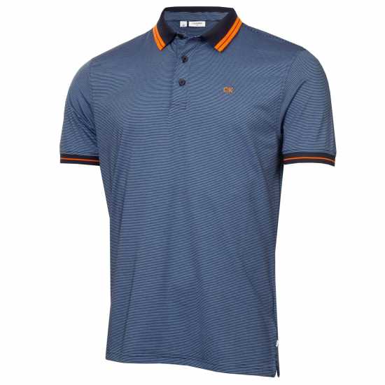 Дрехи за голф Мъжка Блуза С Яка Calvin Klein Golf G Blade Polo Shirt Mens Тъмносин/Прахосин Мъжка Блуза С Яка Calvin Klein Golf G Blade Polo Shirt Mens Тъмносин/Прахосин Дрехи за голф