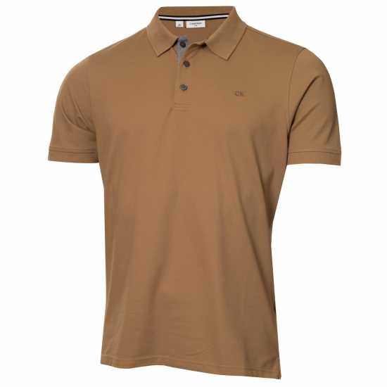 Блуза С Яка Calvin Klein Golf Men's Short Sleeve Performance Polo Shirt Biscuit 