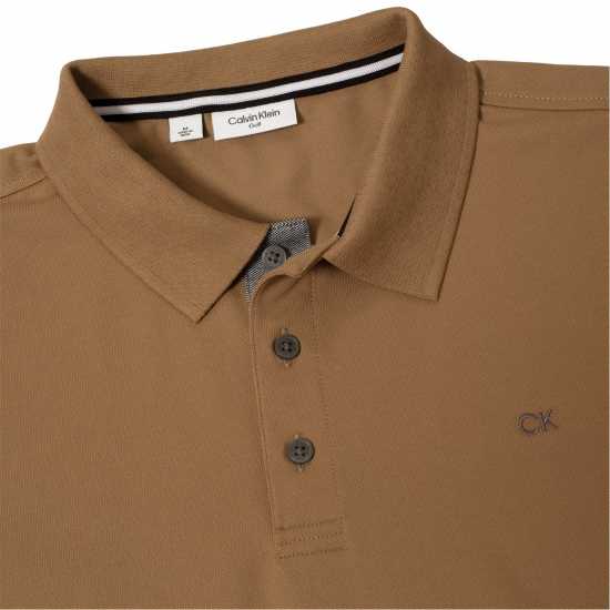 Блуза С Яка Calvin Klein Golf Men's Short Sleeve Performance Polo Shirt Biscuit 