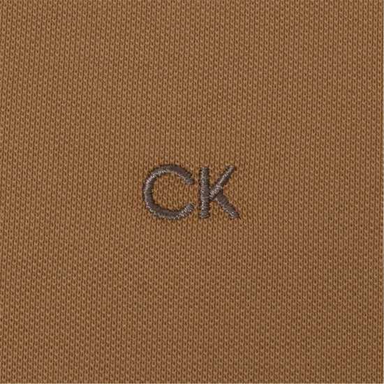 Блуза С Яка Calvin Klein Golf Men's Short Sleeve Performance Polo Shirt Biscuit 