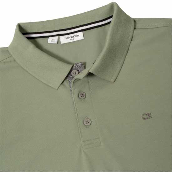 Блуза С Яка Calvin Klein Golf Men's Short Sleeve Performance Polo Shirt Sage 