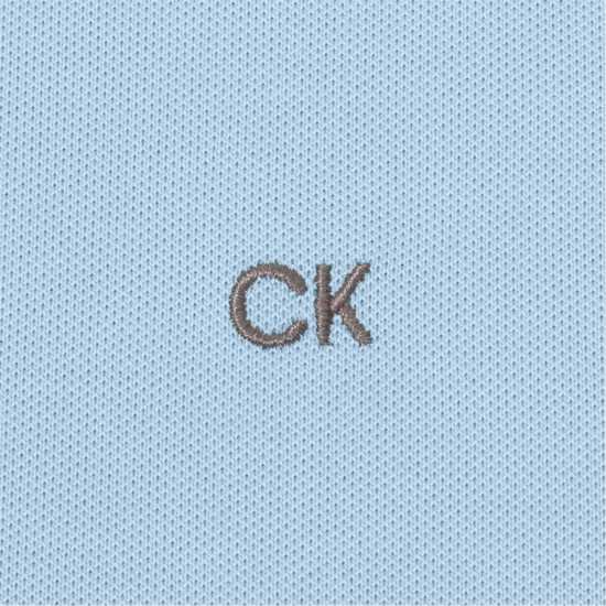 Блуза С Яка Calvin Klein Golf Men's Short Sleeve Performance Polo Shirt Skyblue 